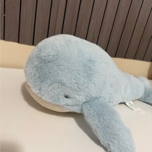 Cloud Island Soft Blue Whale Plush Toy